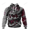 Personalized Manly Warringah Sea Eagles Custom Skull Jersey Hoodie