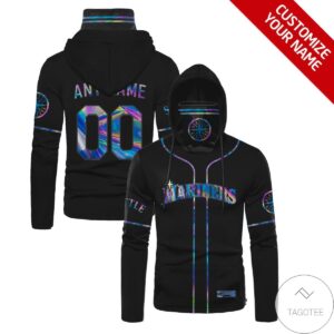 Personalized Marines Hologram Gaiter Mask Hoodie