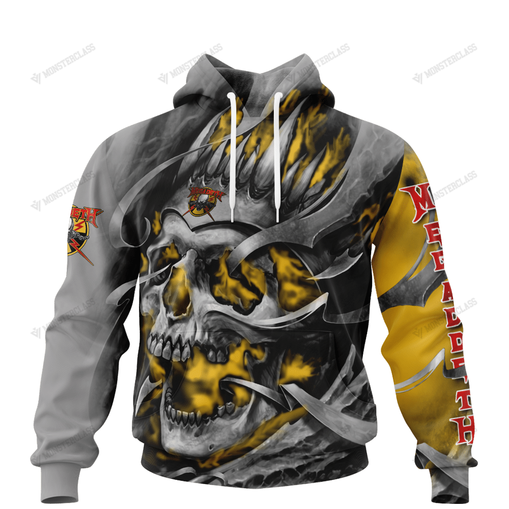 Personalized Megadeth Band Skull Custom 3D Shirt Personalized Megadeth Band Skull Custom 3D Shirt