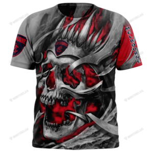 Personalized Melbourne Demons Custom Skull Jersey Hoodie