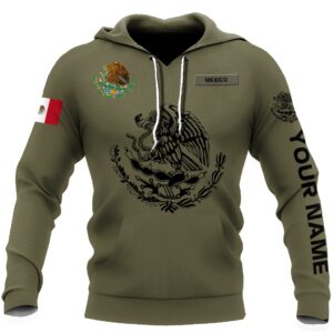 Personalized Mexican 3D All Over Printed Hoodie And Zip Hoodie