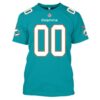 Personalized Miami Dolphins Nfl Custom 3D Shirt