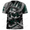 Personalized Michigan State Spartans Skull Custom 3D Shirt
