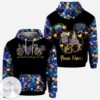 Personalized Mickey Mouse Peace Love 50 Years Of Magic Hoodie Tagotee