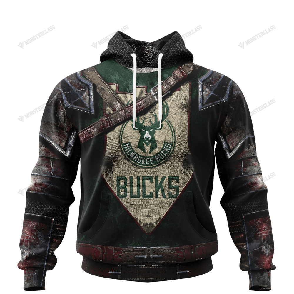 Personalized Milwaukee Bucks Custom 3D Warriors Jerseys Hoodie Personalized Milwaukee Bucks Custom 3D Warriors Jerseys Hoodie