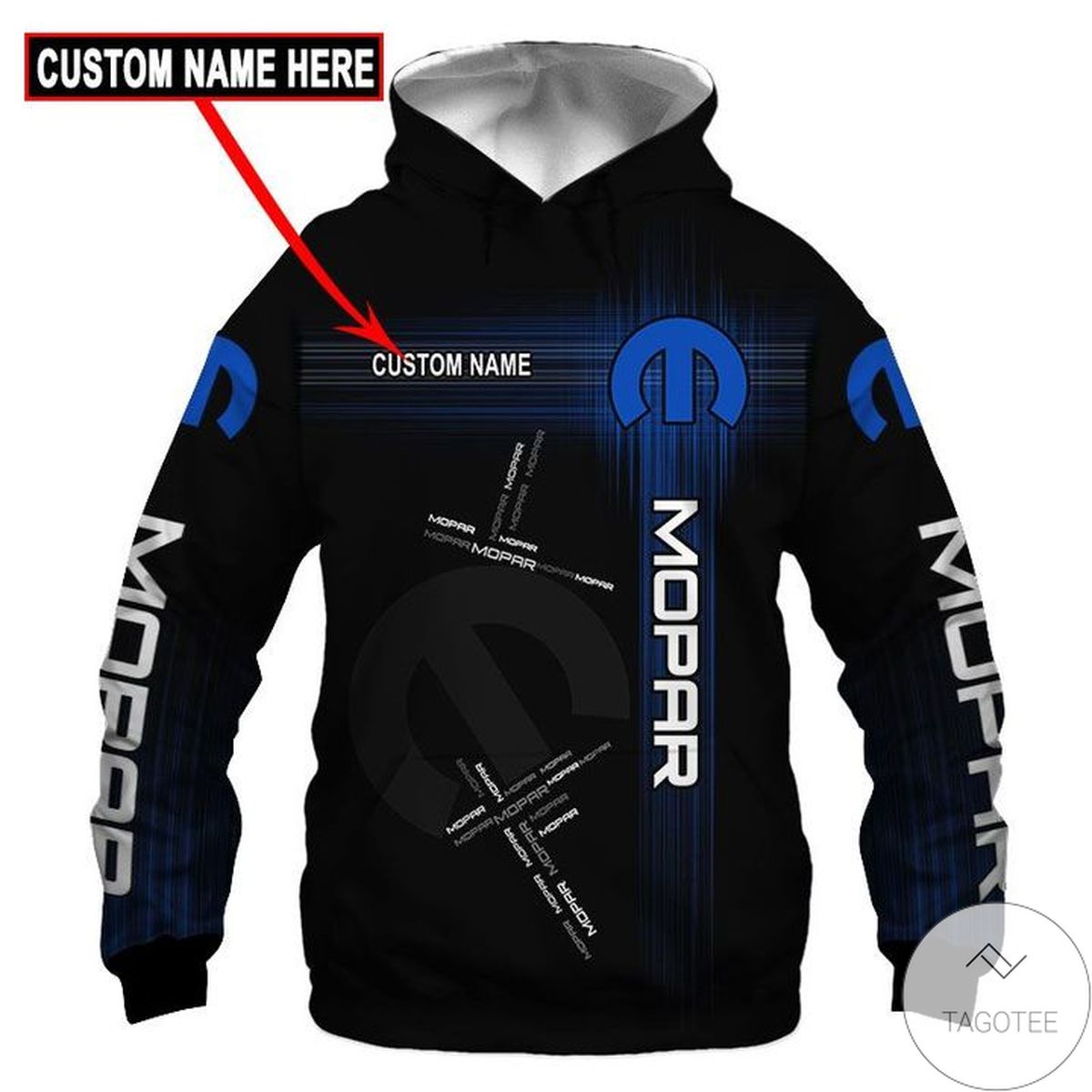 Personalized Mopar 3D Hoodie Personalized Mopar 3D Hoodie