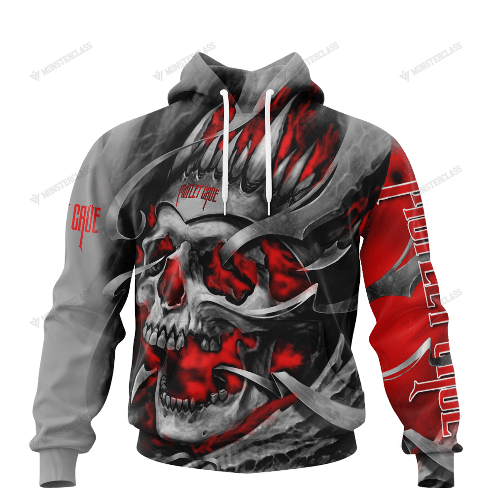 Personalized Mötley Crüe Skull Custom 3D Shirt Personalized Mötley Crüe Skull Custom 3D Shirt