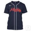 Personalized Name And Number Atb Branded Navy Black All Over Print T-Shirt