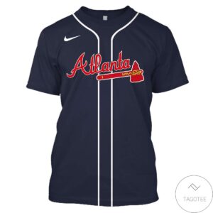 Personalized Name And Number Atb Branded Navy Black All Over Print T-Shirt