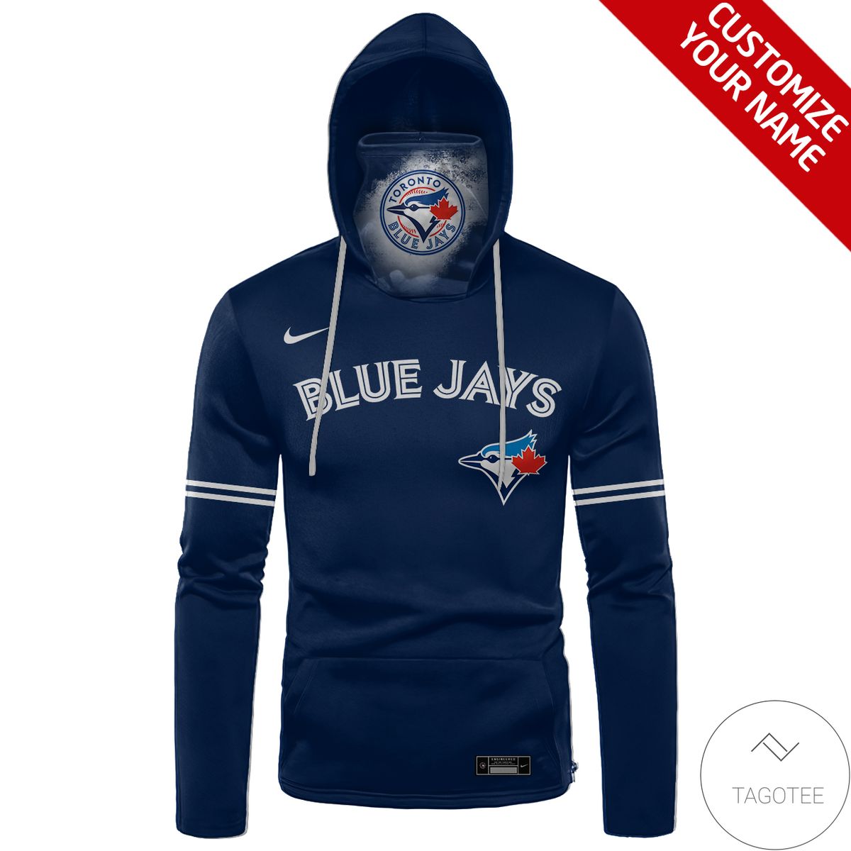 Personalized Name And Number Blue Jays Gaiter Mask Hoodie Personalized Name And Number Blue Jays Gaiter Mask Hoodie