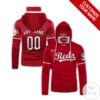 Personalized Name And Number Cincinnati Reds Gaiter Mask Hoodie
