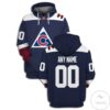 Personalized Name And Number Colorado Avalanche Branded 3D Hoodie