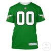 Personalized Name And Number Green Nfl Football Team Super Bowl 3D All Over Print Hoodie