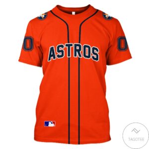 Personalized Name And Number Houston Astros All Over Print T-Shirt