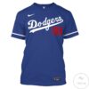 Personalized Name And Number Los Angeles Dodgers All Over Print T-Shirt