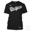 Personalized Name And Number Los Angeles Dodgers Black All Over Print T-Shirt