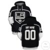 Personalized Name And Number Los Angeles Kings Branded Team 3D Hoodie