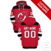 Personalized Name And Number New Jersey Devils Branded 3D Hoodie