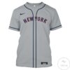 Personalized Name And Number New York Grey All Over Print T-Shirt