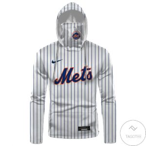 Personalized Name And Number New York Mets Gaiter Mask Hoodie