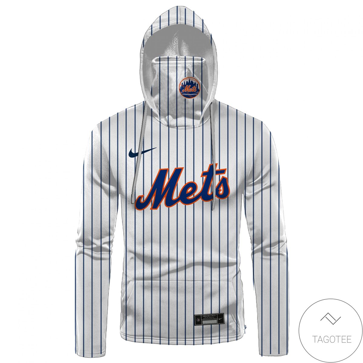 Personalized Name And Number New York Mets Gaiter Mask Hoodie Personalized Name And Number New York Mets Gaiter Mask Hoodie