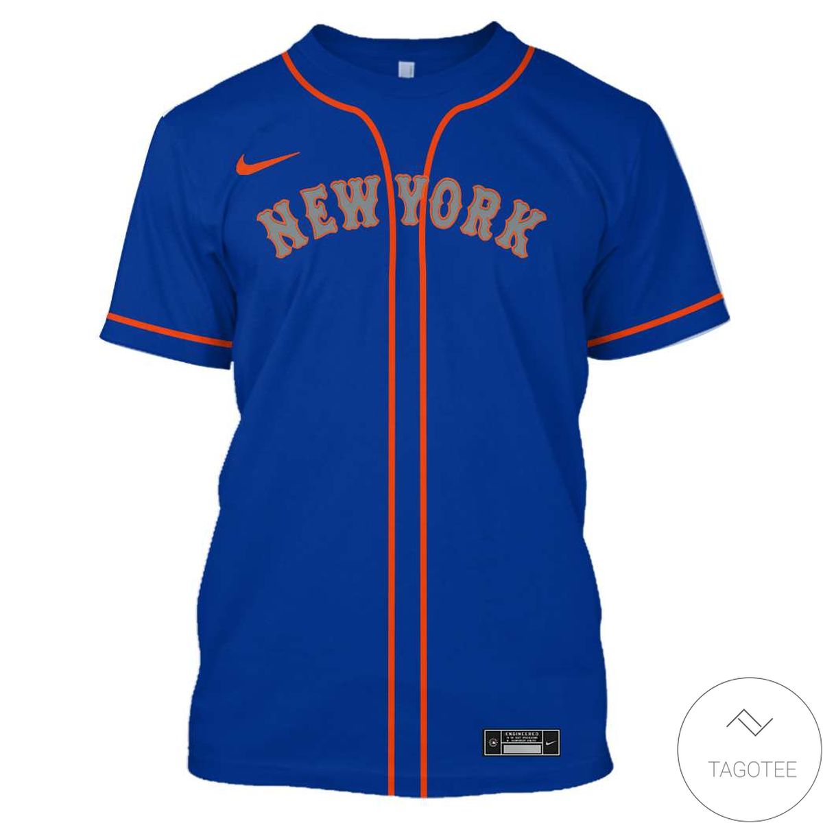 Personalized Name And Number New York Navy All Over Print T-Shirt Personalized Name And Number New York Navy All Over Print T-Shirt
