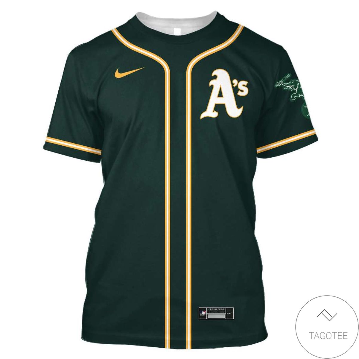 Personalized Name And Number Oakland Athletics All Over Print T-Shirt Personalized Name And Number Oakland Athletics All Over Print T-Shirt