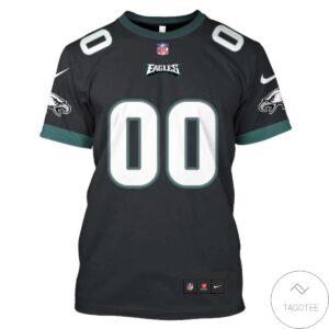 Personalized Name And Number Philadelphia Eagles 3D All Over Print Hoodie