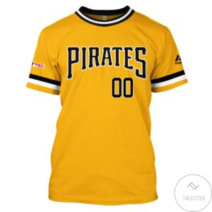 Personalized Name And Number Pittsburgh Pirates All Over Print T-Shirt