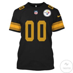 Personalized Name And Number Pittsburgh Steelers 3D All Over Print Hoodie