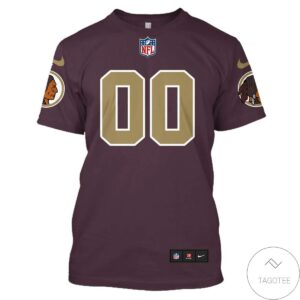 Personalized Name And Number Washington Football Team Redskins 3D All Over Print Hoodie