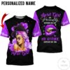 Personalized Name April Girl My Personality Depends On Me All Over Print Hoodie