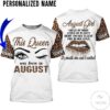 Personalized Name August Girl Hated By Many Loved All Over Print Hoodie