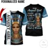 Personalized Name August Girl I’M A One In A Lifetime Kind Of Woman All Over Print Hoodie