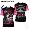Personalized Name December Girl Before You Judge Me Please Understand Skull All Over Print Hoodie