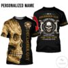 Personalized Name December Guy I Have 3 Sides Skull All Over Print Hoodie