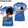 Personalized Name June Girl I’M Stronger Than You Believe All Over Print Hoodie