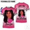 Personalized Name June Girl Make No Mistake All Over Print Hoodie