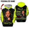 Personalized Name March Girl Are Like A Four Leaf Clover 3D Hoodie