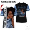 Personalized Name November Girl I’M Stronger Than You Believe All Over Print Hoodie