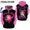 Personalized Name Pisces Girl Whisper Words Of Wisdom 3D Hoodie