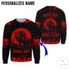 Personalized Name Wolf April Guy You Never Want To See The Devil Inside All Over Print Hoodie