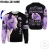 Personalized Name Wolf July Girl The Beast Not Dead All Over Print Hoodie