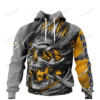 Personalized Nashville Predators Custom Skull Jersey Hoodie