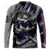 Personalized New York Giants Custom Skull Jersey Hoodie