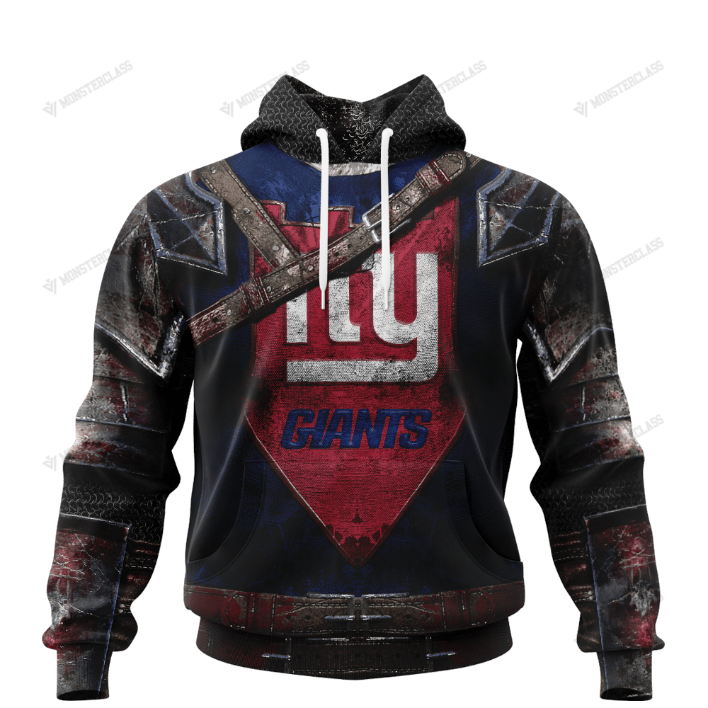Personalized New York Giants Warrior Custom 3D Shirt Personalized New York Giants Warrior Custom 3D Shirt