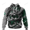 Personalized New York Jets Custom Skull Jersey Hoodie