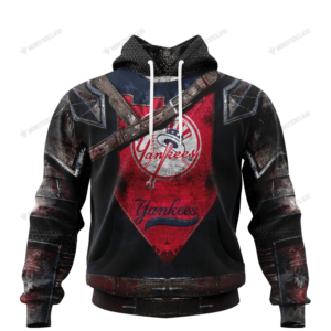 Personalized New York Yankees Custom 3D Warriors Jerseys Hoodie