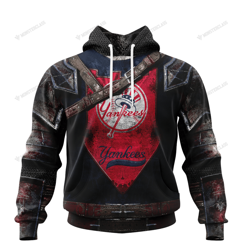 Personalized New York Yankees Custom 3D Warriors Jerseys Hoodie Personalized New York Yankees Custom 3D Warriors Jerseys Hoodie