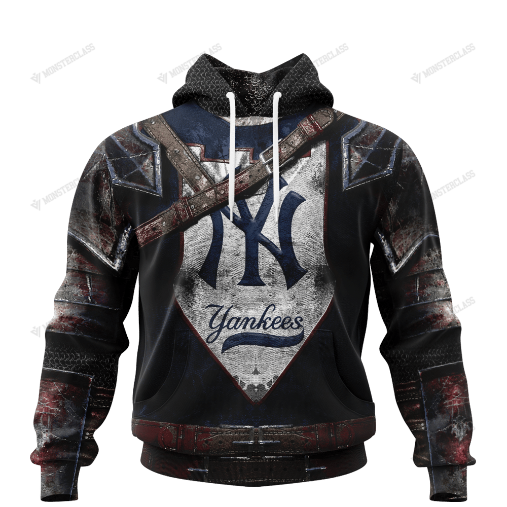 Personalized New York Yankees Custom 3D Warriors Jerseys Hoodie Personalized New York Yankees Custom 3D Warriors Jerseys Hoodie